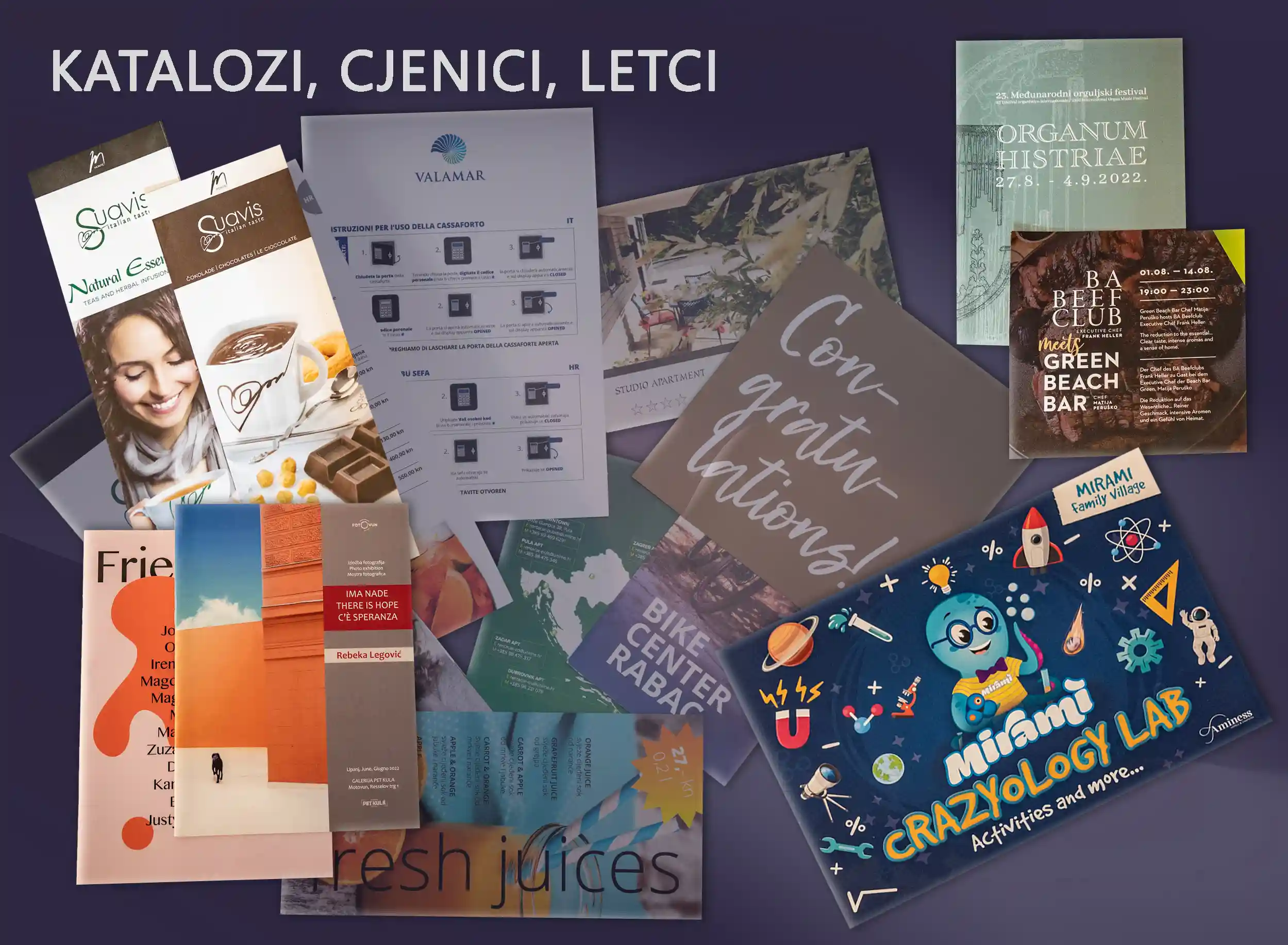 Katalozi, cjenici, letci