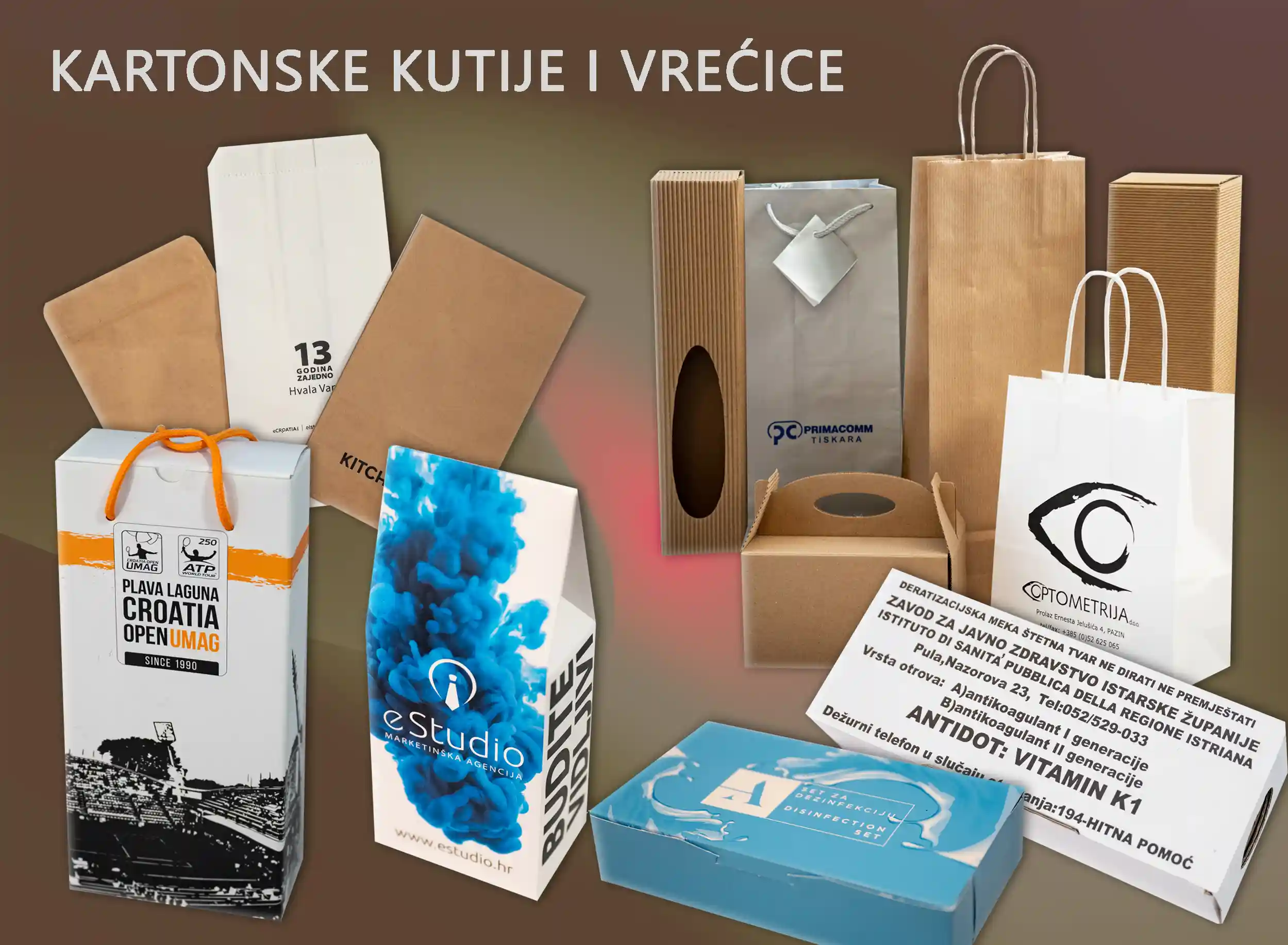 Kartonske kutije i vrećice