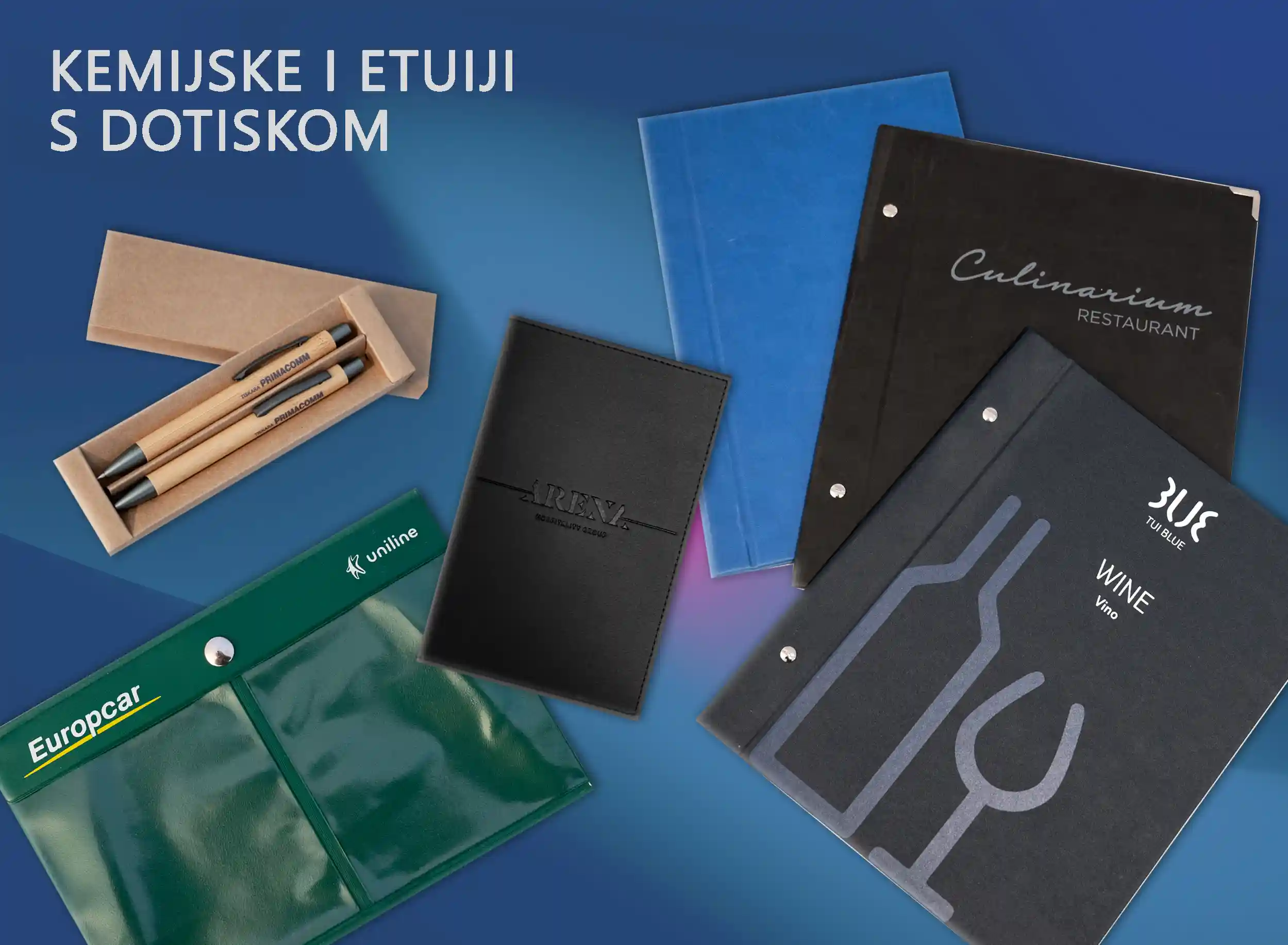 Kemijske i etui s dotiskom